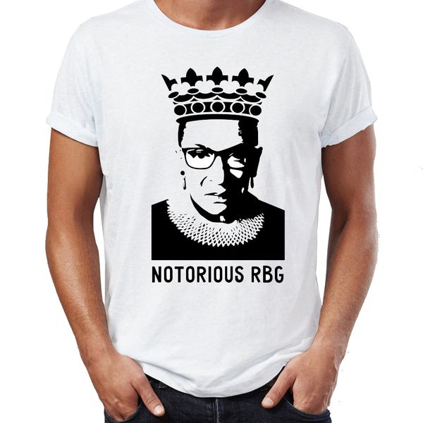 

men's t shirt notorious rbg ruth bader ginsburg ink art your honor tee