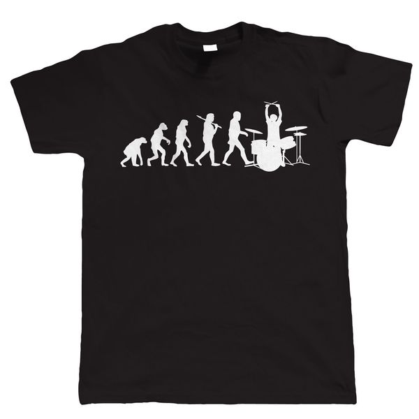 

evolution a drummer, mens funny drumming t shirt t-shirt novelty cool mes short sleeve t-shirt men cool tees
