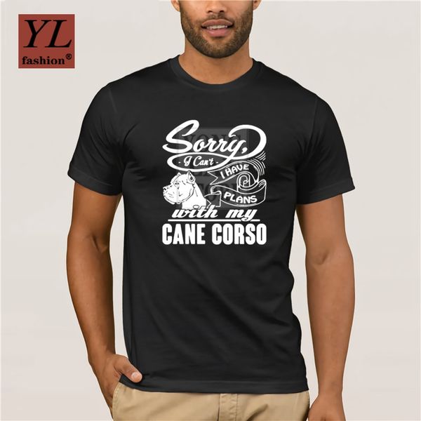 

cute cane corso dog shirt loose size cotton casual leisure homme tshirts
