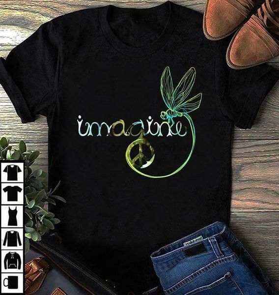 

dragonfly imagine ladies t-shirt cotton s-3xl