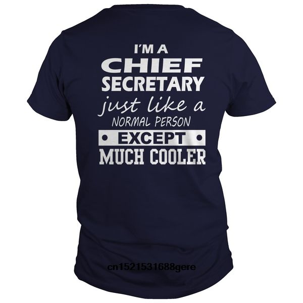 

смешная футболка главный секретарь cooler тенниска людей тройник