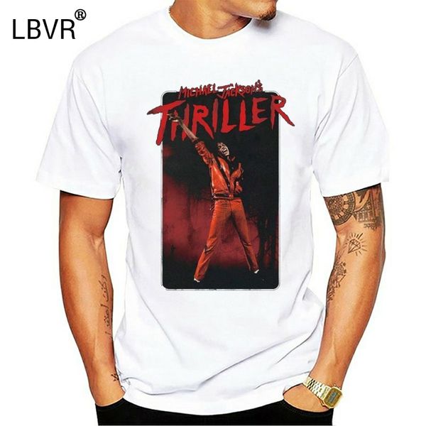 

официальный майкл джексон thriller футболка мужская red tee