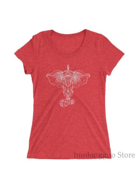 

ganesha tshirt yoga shirt ganesha elephant t-shirt boho animal burning man festival gift for her yoga gift bamboo hinduism