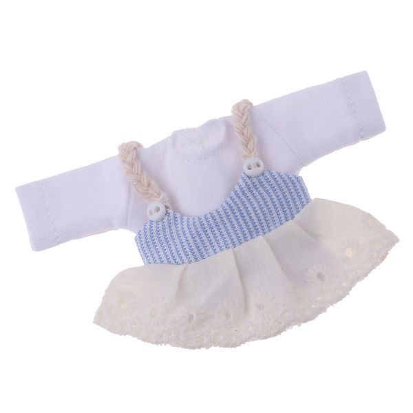 

lovely lace suspender skirt & t-shirt set for ob11 doll accessories