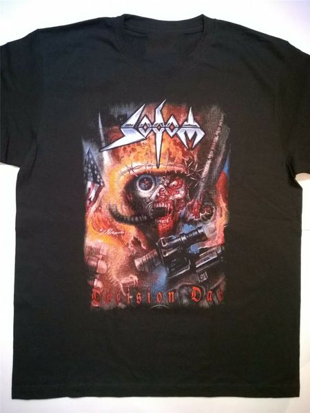 

sodom large t-shirt destruction kreator tankard exodus overkill venom dark angel summer o neck tee shirt