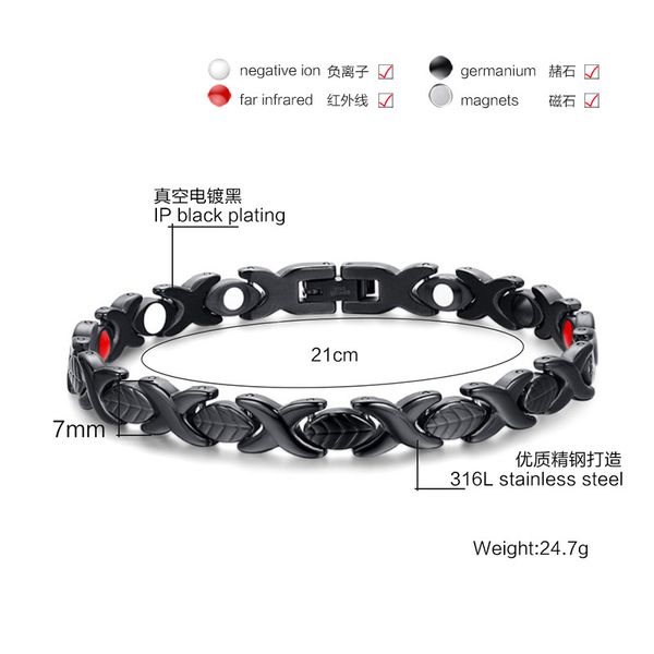 

fxm lb8 most popular fashionbracelet size about 16.5 black bracelet for women gift have different styles choose
