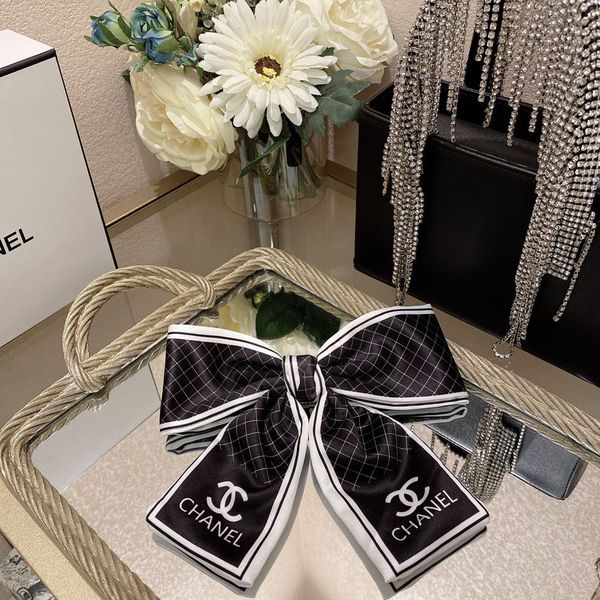 

fashion ribbon hair grips big large bow hairpin for women girls satin trendy ladies hair clip new cute barrette hair accessories, Silver