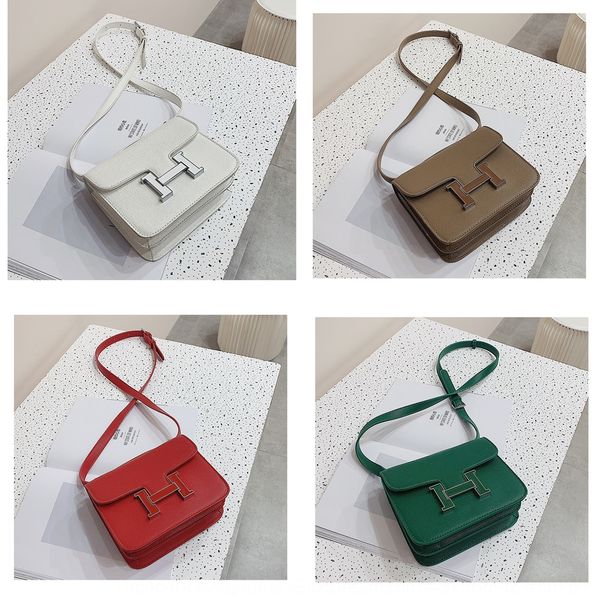 

2019 new crossbody casual korean small square satchel small square style women's fashion shoulder tofu bag casual women's bag satc