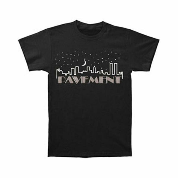 

pavement men's night falls t-shirt black retro tee shirt