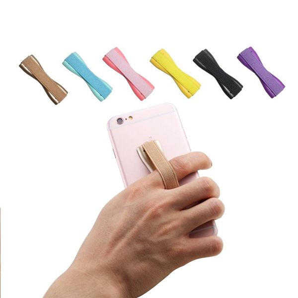 

elastic band stuck to mobile phone & strap touch holder finger ring handle device sling grip for mobile phone for sony htc blackberry