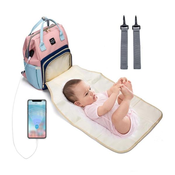 

multifunction urine pad diaper bag fashion diaper bag baby mom backpack maternity nursing nappy storage organization