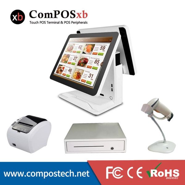 

china 15inch capacitive touch screeen terminal for coffee shop pc