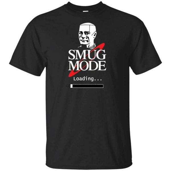 

smug mode kryten red dwarf sci fi tv show t shirt smeg head black ship fast