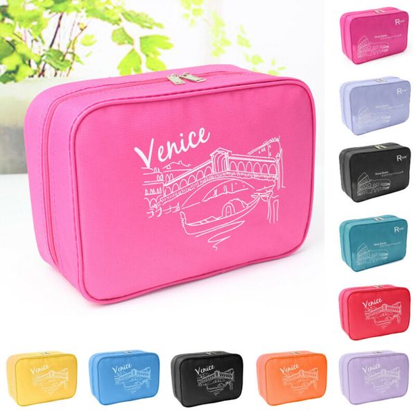

cosmetic bags & cases waterproof travel bag nylon hanging wash make up organizer bathroom storage