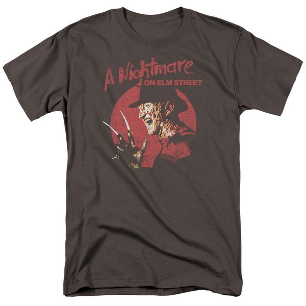 

a nightmare on elm street freddy circle officially licensed t-shirt sm-5xl