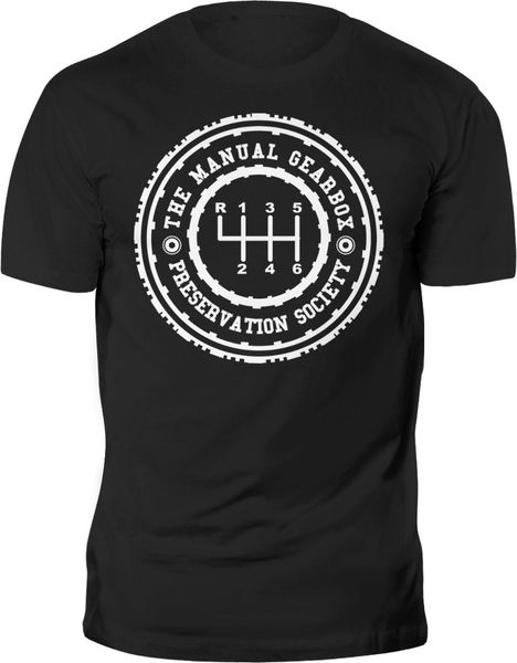 

new fashion men men's t shirt funny car manual gearbox preservation society t shirt custom print t shirt