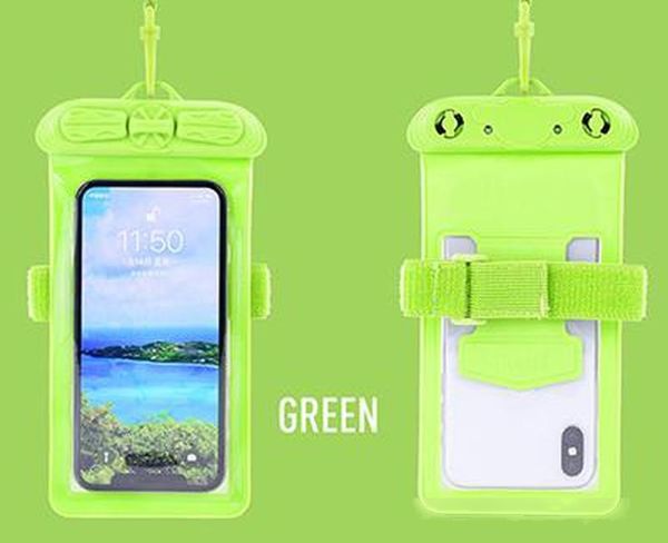 

mobile phone waterproof case bags 20m within dry pouch protective case cover 3.5 inch -6.4 inch smart phone swimming bags