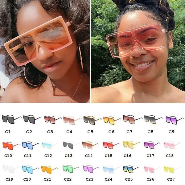 

black shades for women wholesale square sunglasses women 2020 retro oversized glasses bulk big sunglasses female goggle uv400, White;black
