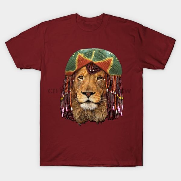 

men tshirt rastafarian lion humor design wildlife humor t shirt printed t-shirt tees top