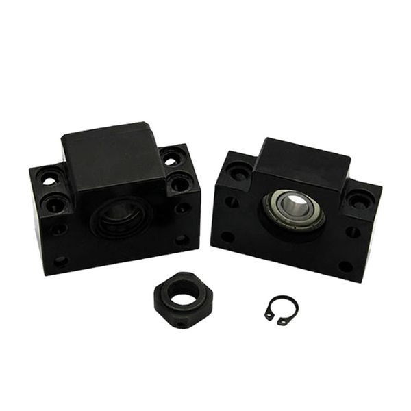 

ball screw support set includes 1x bk10 and 1x bf10 for sfu1204 ball screw end support cnc parts bk / bf10