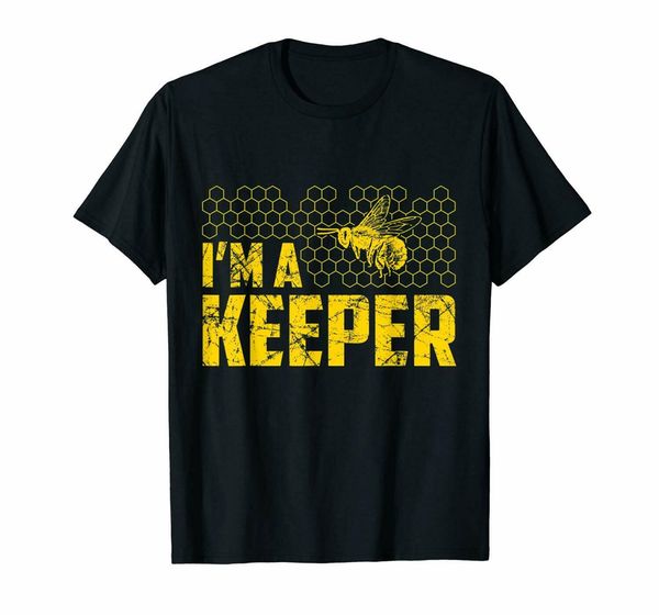 

black funny beekeeping t-shirt great gift for honey bee keper love 100% cotton tee shirt