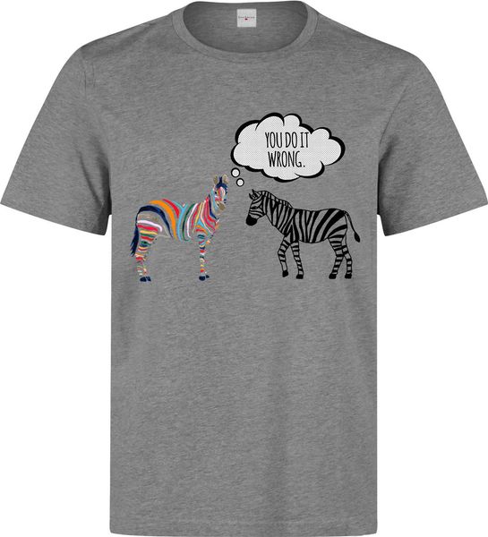 

2019 new summer men fashion you do it wrong societal conditioning art men's (woman's available) grey t shirt tee shirt