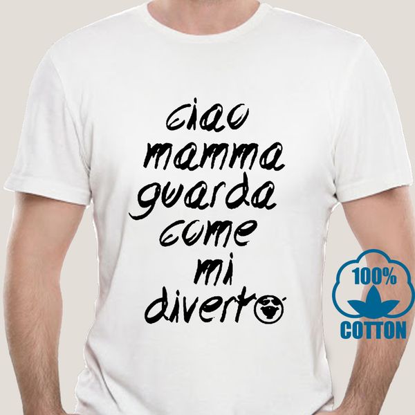 

2827a футболка uo донны ciao мам гуарда come mi diverto jovanotti gen0303