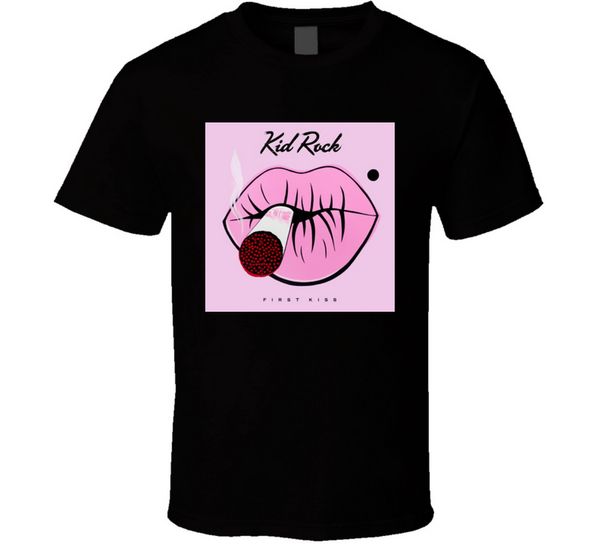 

new kid rock first kiss обложка альбома men's t-shirt размер одежды s-2xl harajuku топы мода классический футболочку