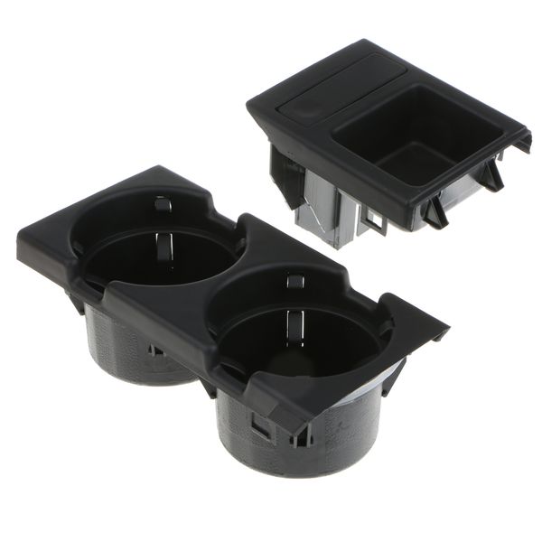 

front center console drink cup holder with coin pocket box