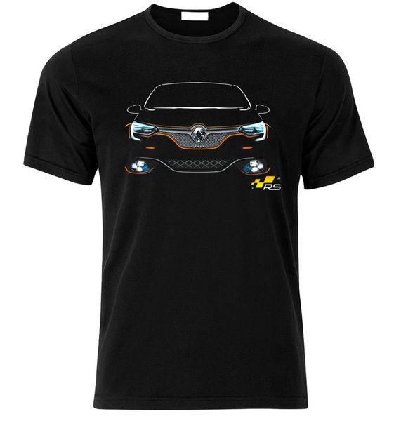 

2019 100% cotton classic french car fans rs sport led fans tee shirt