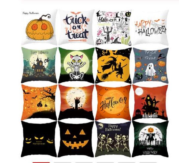 

halloween decoration for home cartoon pumpkin bat ghost pillowcase horror halloween party supplies accessories haloween ornament