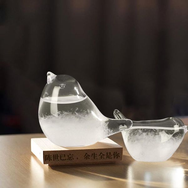 

decorative objects & figurines crystal transparent storm glass bottle barometer bottles weather forecast stylish deskwater drop station