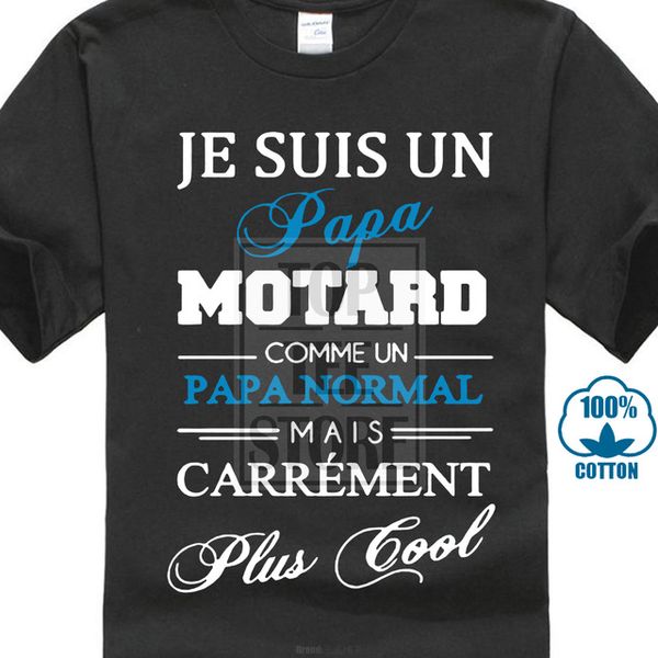 

men t shirt teezily je suis un papa motard round neck s black funny t shirt novelty tshirt women