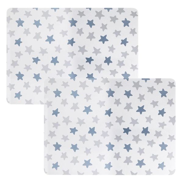 

2pcs в японском стиле placemats жиронепроницаемая теплоизоляция pad non-slip mat украшения таблицы (stars