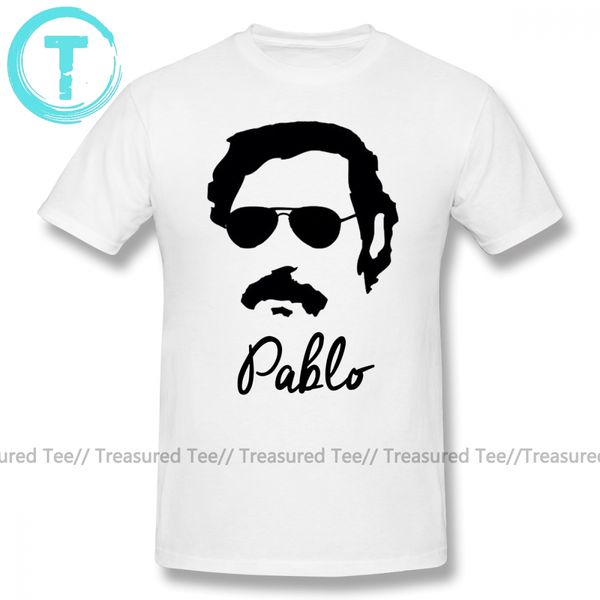 

нарко футболка pablo escobar солнцезащитные очки футболка с коротким рукавом мужская майка высокий printed крупногабаритные хлопок streetwea