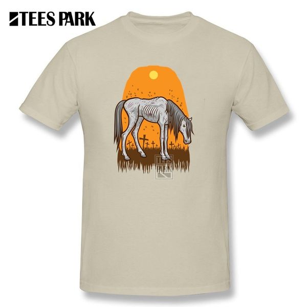 

ретро заказ печатных футболка the hangmans лошадь sunset подросткового crew neck тройники сшитых для взрослых xxxl футболки