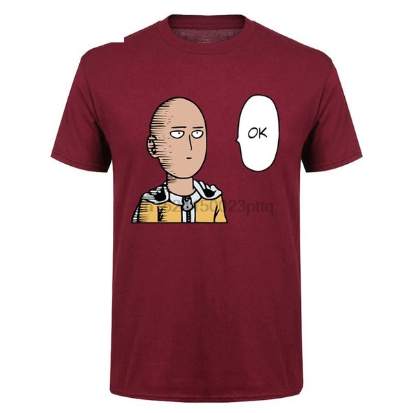 

2020 лето 100% хлопок anime один пунш man printed мужчины майка мода прохладно комфортабельных мужчин случайные тенниски тенниски мужчин май