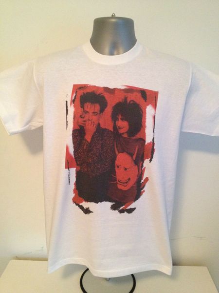 

the cure and siouxsie and the banshees t-shirt - sioux post punk new wave goth tee shirts hipster o-neck
