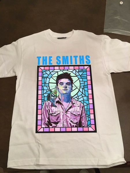 

new смиты моррисси цветы все размеры punk t shirt t-shirt случайный человек тройники