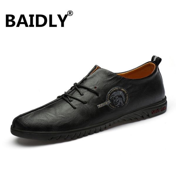 

new comfortable men casual shoes loafers men shoes quality split leather men's flats moccasins size 46, Black