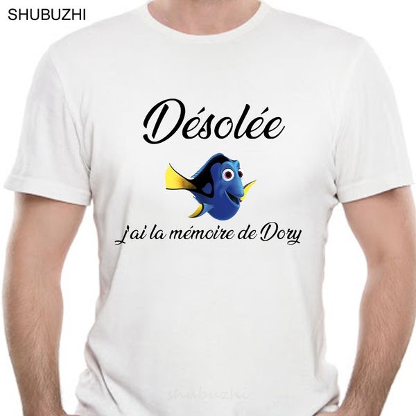 

men funny t shirt fashion tshirt desolee jai la memoire de dory women t-shirt male brand teeshirt men summer cotton t shirt