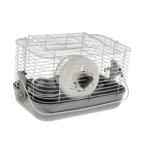 

plastic iron wire hamster single-layer cage small animal mouse house