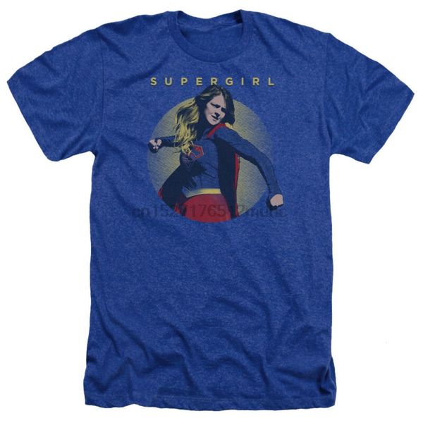 

supergirl tv show classic hero licensed heather t-shirt all sizes