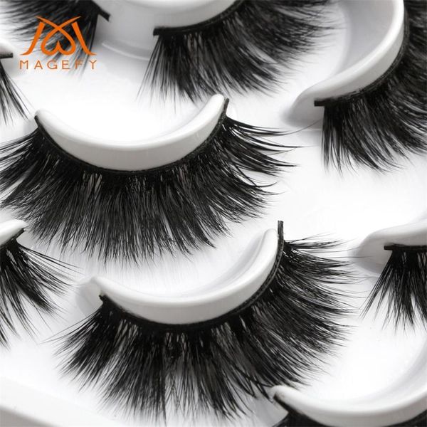 

false eyelashes 10 pairs of lotuses with 5d mink and natural dense 802