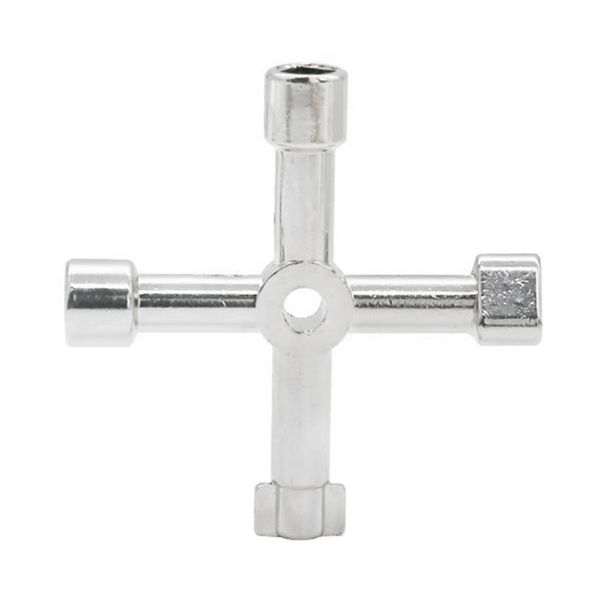 

2020 new universal cross key triangle square wrench spanner triangle electric elevator cabinet valve bicycle repair best