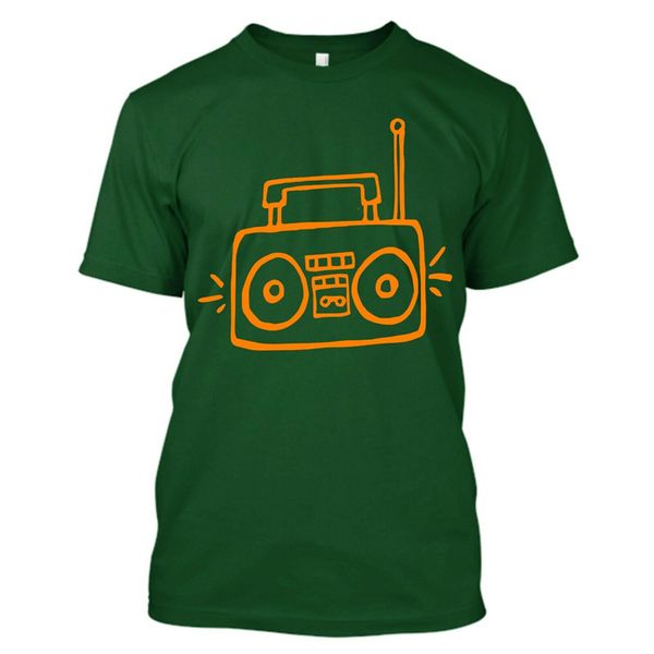 

big boom box i love 80-музыка футболка tee tops tee tee shirt