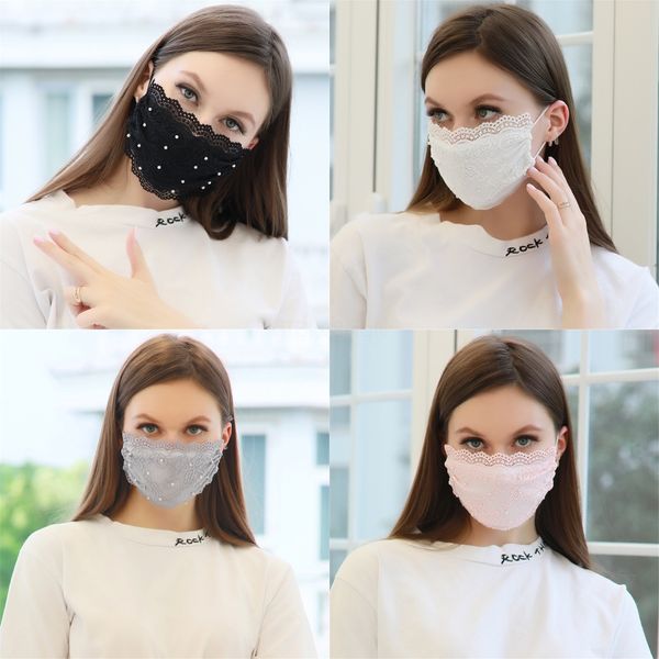 

face mask skull personality face masks lack dustproof fashion printing ice silk fabric can e washed#269, Black