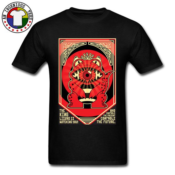 

red king royal lizard comic tee shirt school student cotton clothing shirt winter sweatshirt cool faddish t shirt for men gift