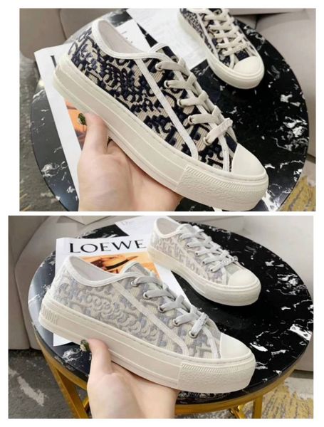 

2020 walk'n'nene canvas embroidered printed knitted shoes cd1 b25 b23 y3 high-end casual shoes fashionable comfortable breathable, Black