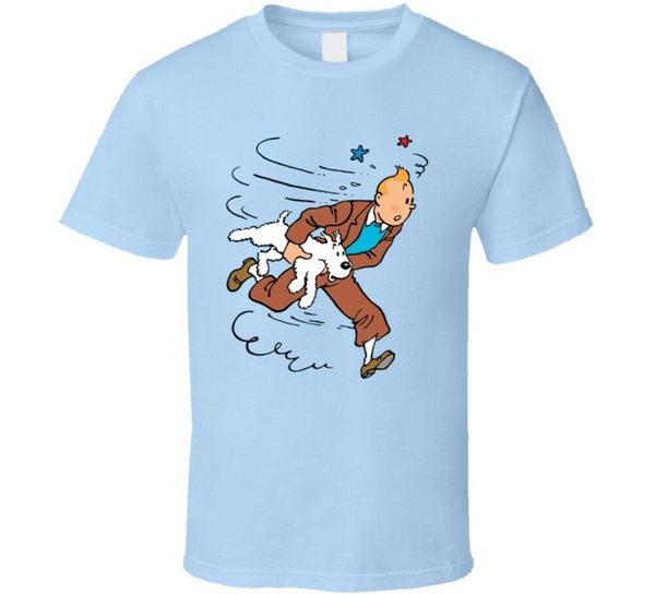 

the adventures of tintin tv show season three fan t shirt confortable tee shirt